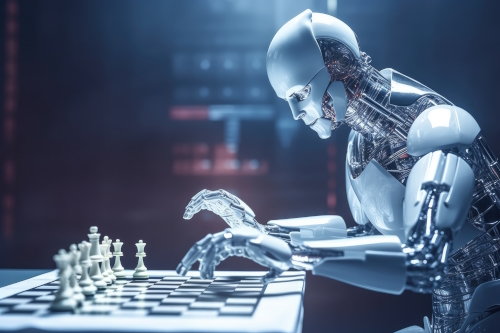 AI Robot Playing Chess