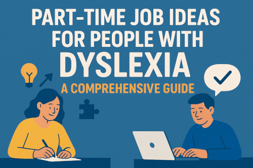 Two people work with Dyslexia.