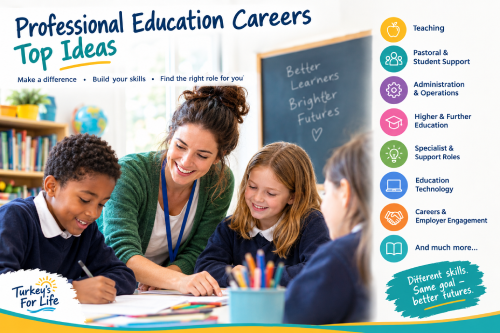A female teacher works with and oversees three children.